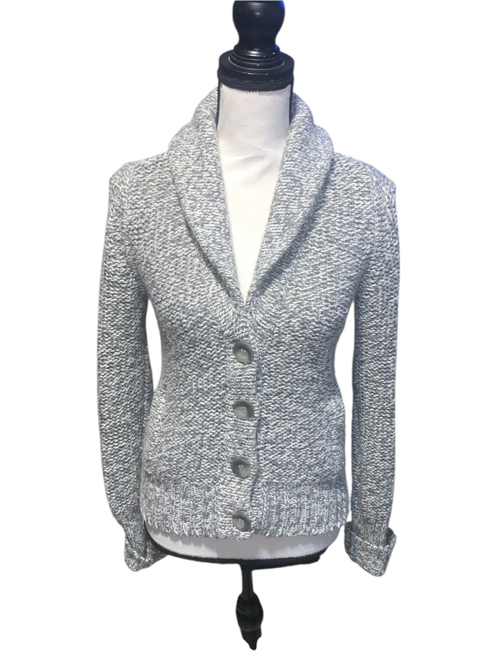 American Eagle Outfitters Cardigan Button Up Pockets Rabbit Hair Wool